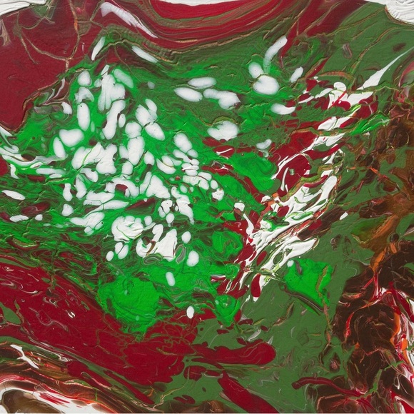 Sweet Thang, large, Christmas colors, Christmas themed, decor abstract painting - Picture 7 of 7